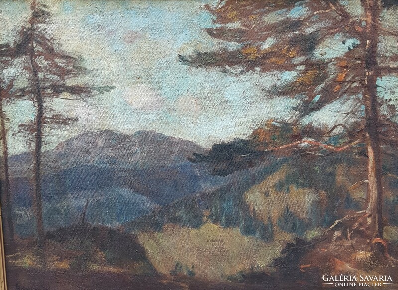 Pál Udvary (1900-1987): Transylvanian mountains