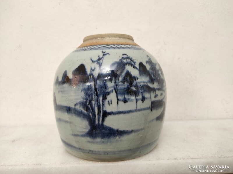 Antik kínai porcelán tea gyömbér tartó váza Kína Ázsia 164 5617