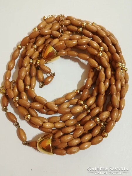 Necklace with mistletoe.