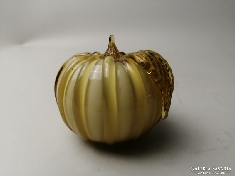 Antique glass apple, decorative glass