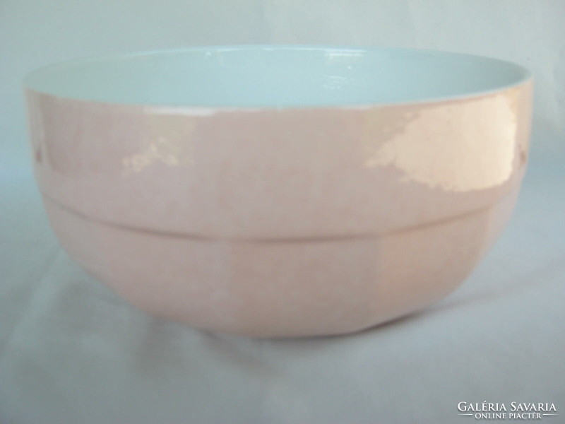 Retro ... Kispest granite ceramic pink bowl