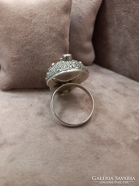 Indonesian silver ring