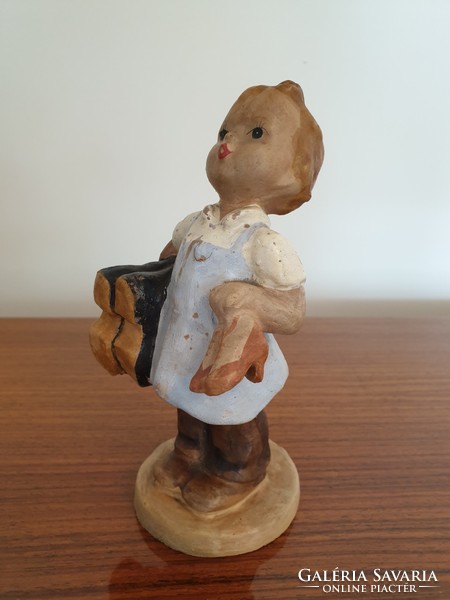 Old cop hummel vintage ceramic cobbler boy shoemaker figurine
