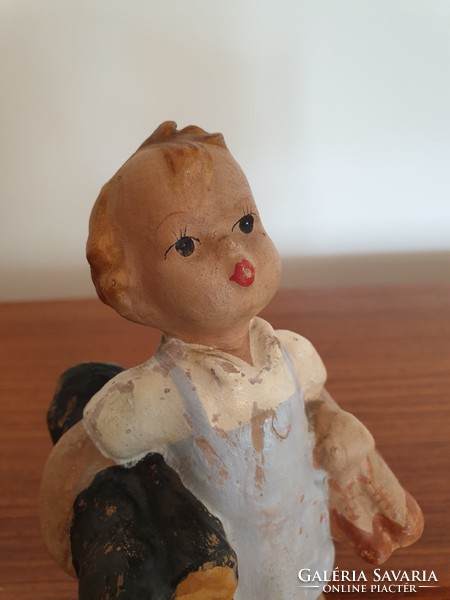 Régi COP Hummel vintage kerámia suszter fiú cipész figura