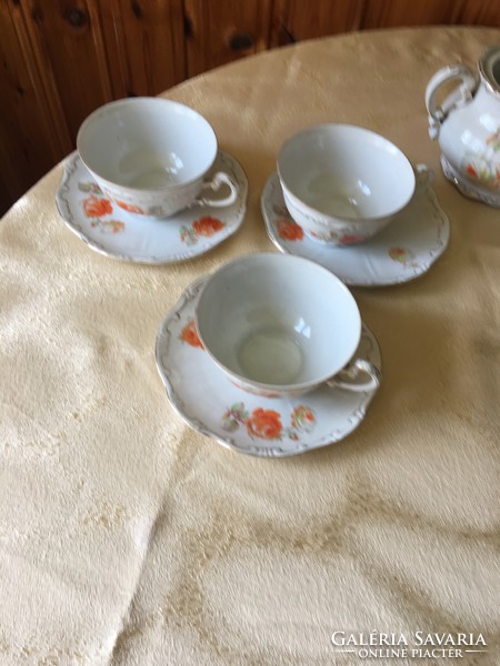 Zsolnay teás készlet ( 16 db )