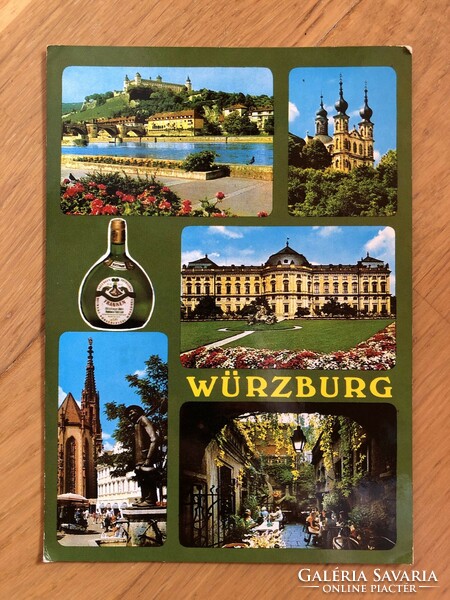 Würzburg postcard