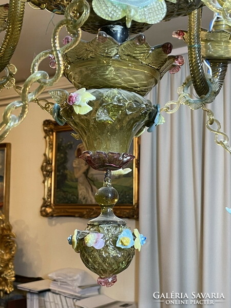 A wonderful old chandelier from Murano