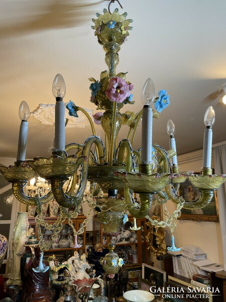A wonderful old chandelier from Murano