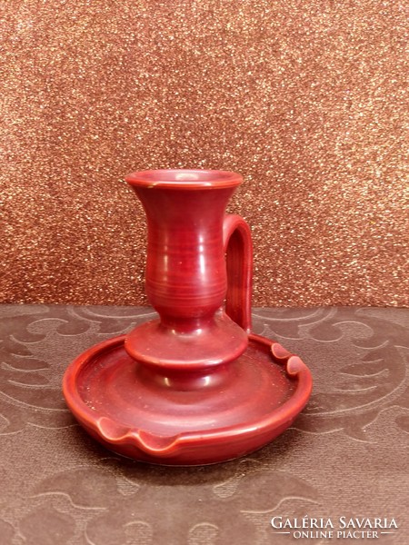 Ceramic table accessories - candle and ashtray salt/pepper holder