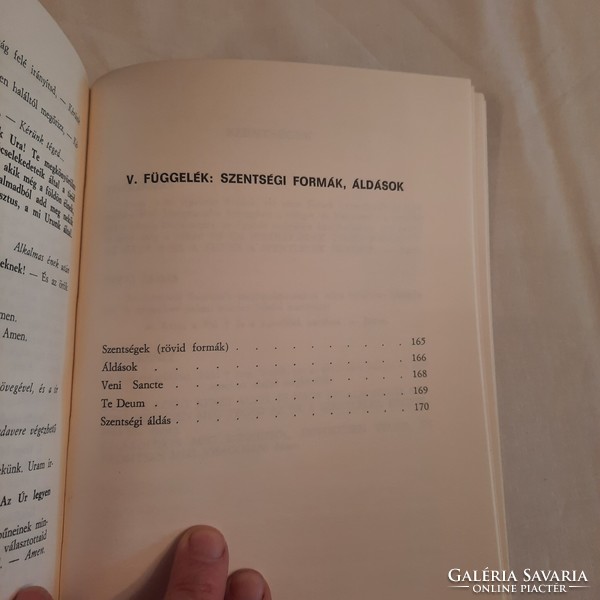 Kozma György: Úti misekönyv Zsinati Bizottság Róma 1982