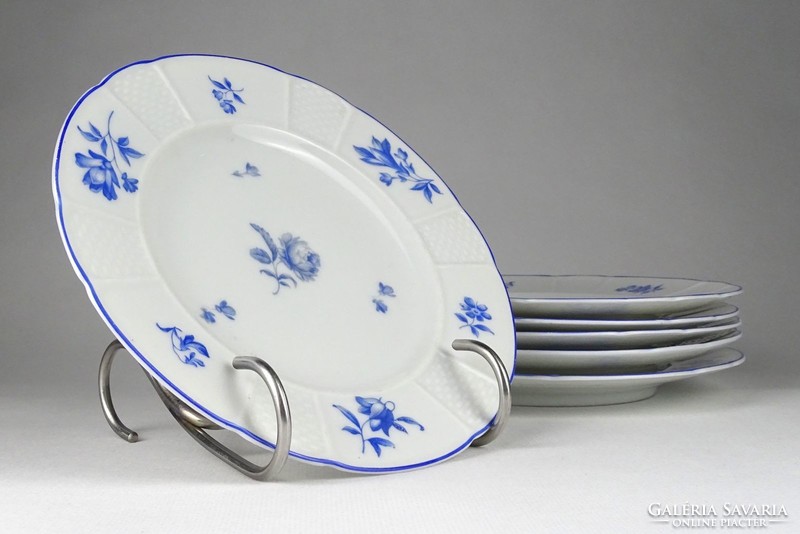 1J346 Régi Rosenthal porcelán süteményes készlet 6 darab