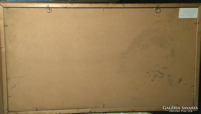 Kertesi Anna - Nézőpont ( 54 x 100, olaj, farost, masszív keret, )