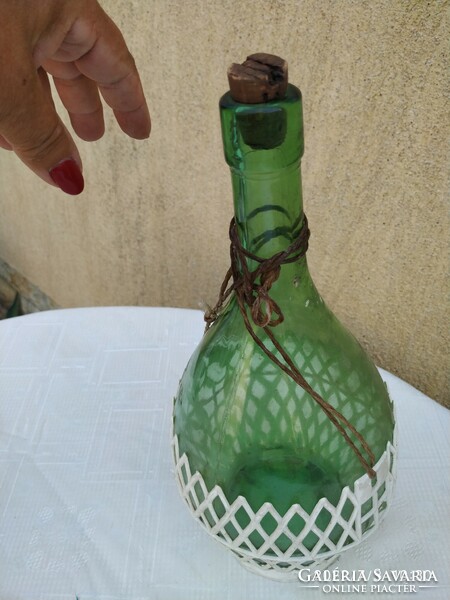 Green bottle, bottle for sale!