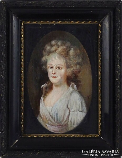 1J345 XIX. századi festő : Női portré