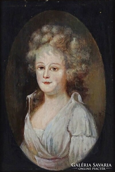 1J345 XIX. századi festő : Női portré