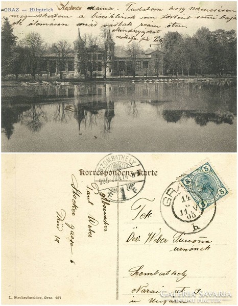 Old postcard - graz