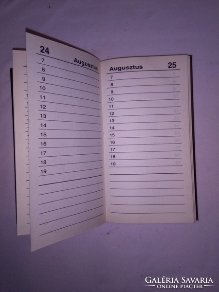 Határidő Napló - 1985/86/87-es naptárral - kitöltetlen könyv - születésnapra