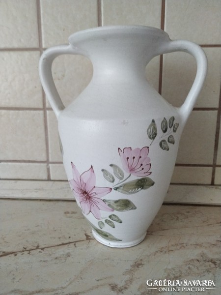 Beautiful painted ceramic vase for sale!