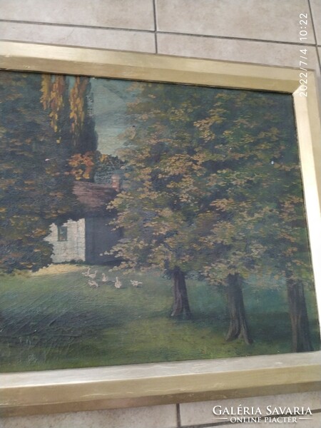 Antik festmény eladó! Erdőrészlet