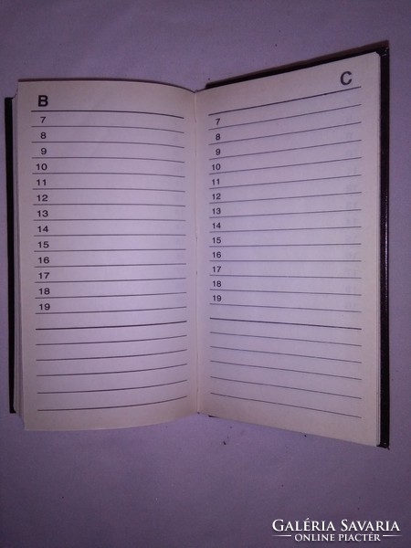 Határidő Napló - 1985/86/87-es naptárral - kitöltetlen könyv - születésnapra