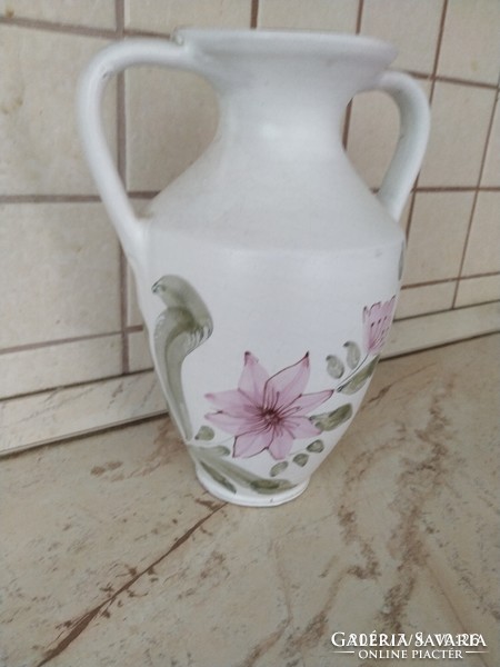 Gyönyörű festett kerámia váza eladó!