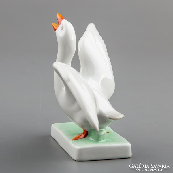 Herend goose with open wings figurine #mc1224