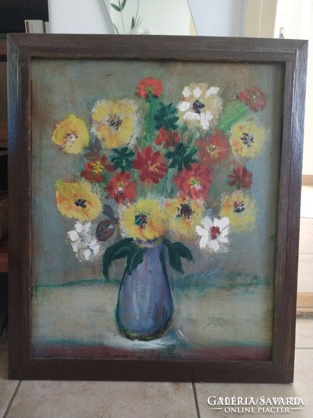 Antique painting for sale! Bouquet of flowers