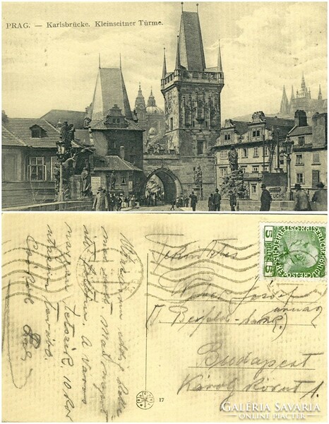 Old postcard - Prague