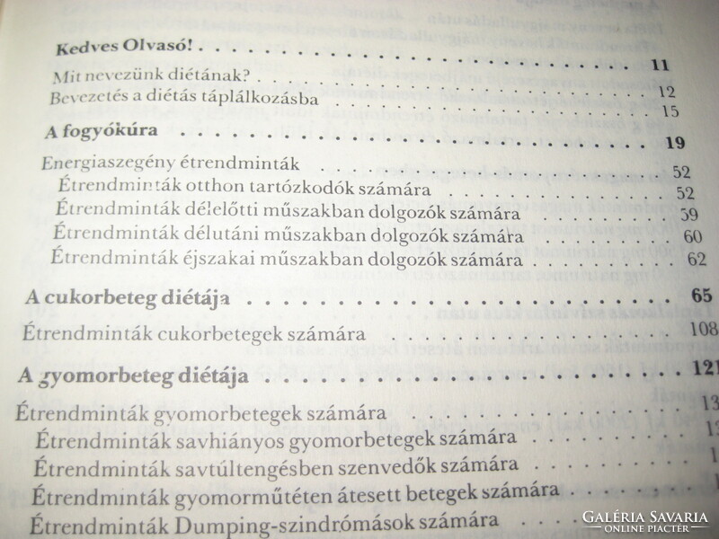 Dr Zajk G. -Gaálné Póda Benadett :   Diétáskönyv 1981    600 oldalon