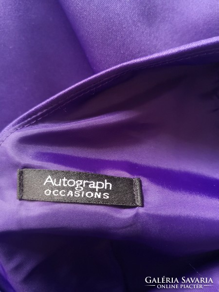 Autograph M&S 38-as exkluzív alkalmi ruha, püspöklila, tulipán szoknya, esküvői, örömanya,