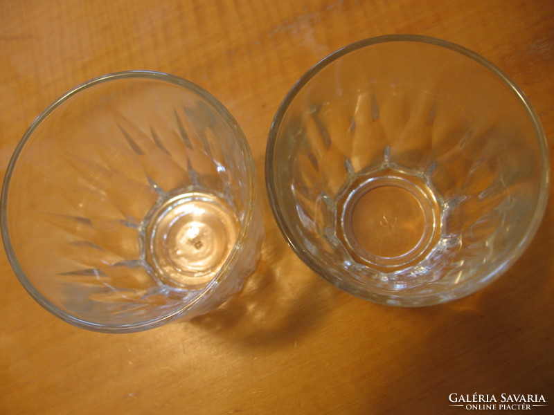 Retro 10 szögletű vizes pohár Salgótarján St pohár készlet 6 db