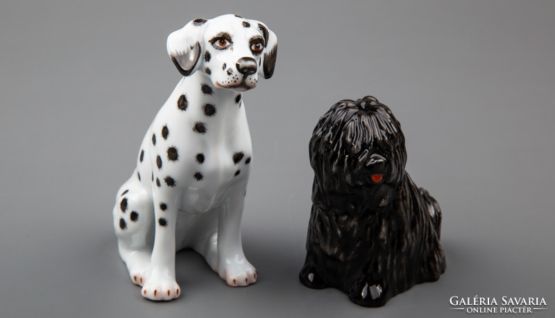 Herend dog figurines in gift box #mc1237