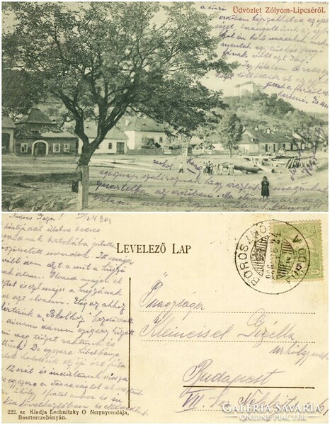 Old postcard - Zölom-Leipzig