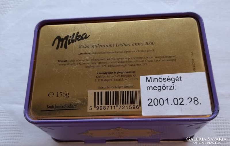 Milka metal box - millennium box -