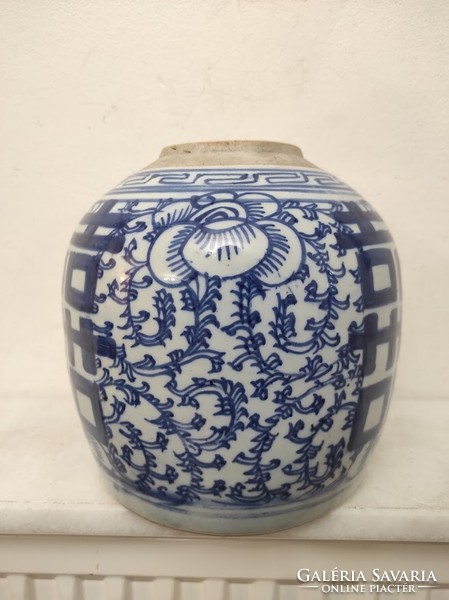 Antique Chinese Large Porcelain Tea Ginger Holder Vase with Wedding Favor China Asia 816 5651