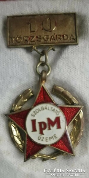 Ministry of Industry standard guard badge after years of service