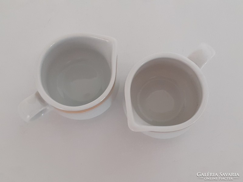 Retro Alföldi porcelán mini tejszín kiöntő 2 db