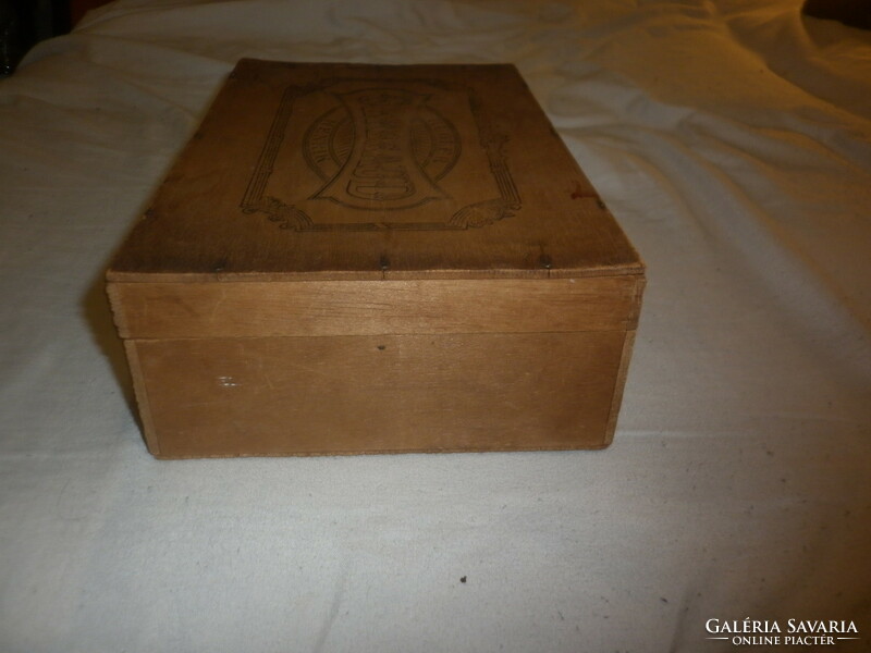 Antique wooden candy box gerbeaud kugler henrik