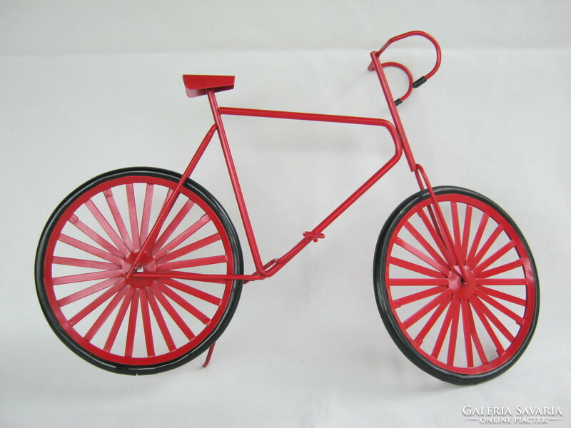 Festett fém bicikli kerékpár makett