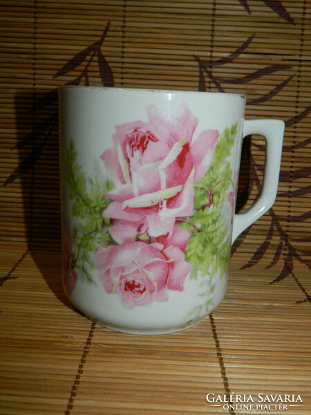 Zsolnay rose mug