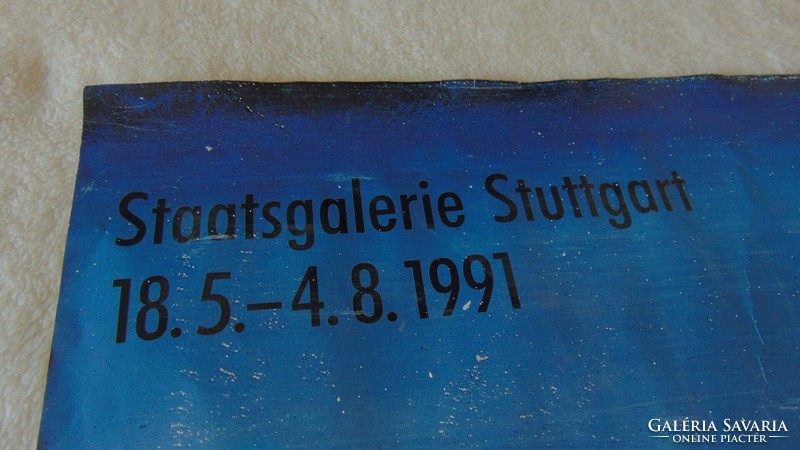 Retro, Max Ernst exhibition poster - Stuttgart 1991