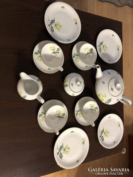 KPM német porcelán reggeliző készlet / König Porcelain Manufactura/