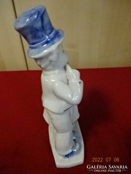German porcelain figure, couple in festive clothes, length 10 cm. He has! Jokai.