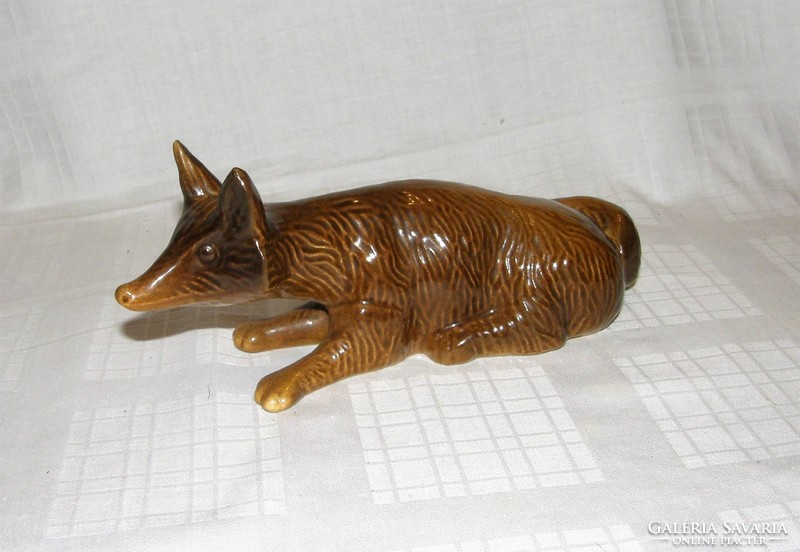 Fox ceramic figurine 23 cm