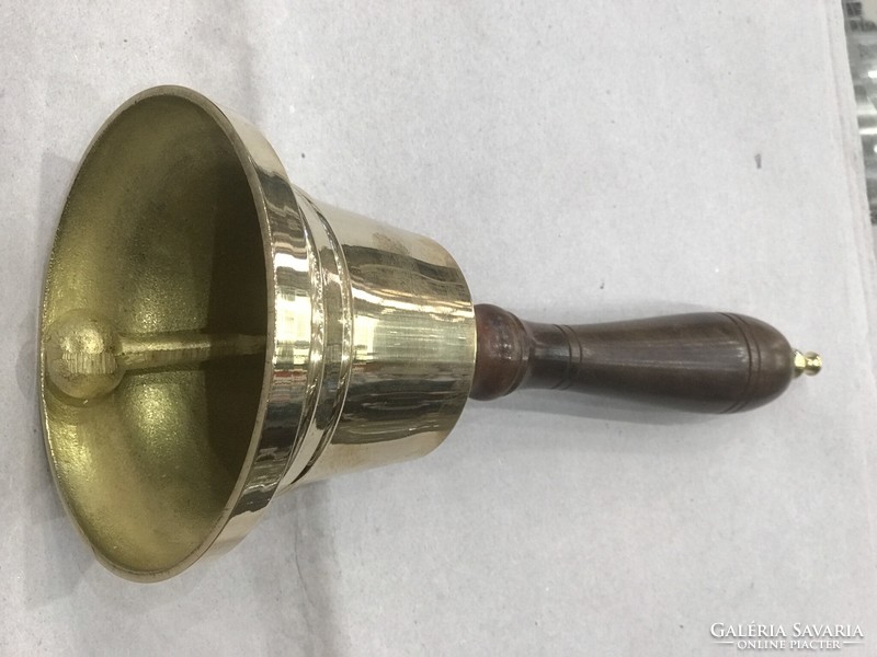 Wood-copper hand bell