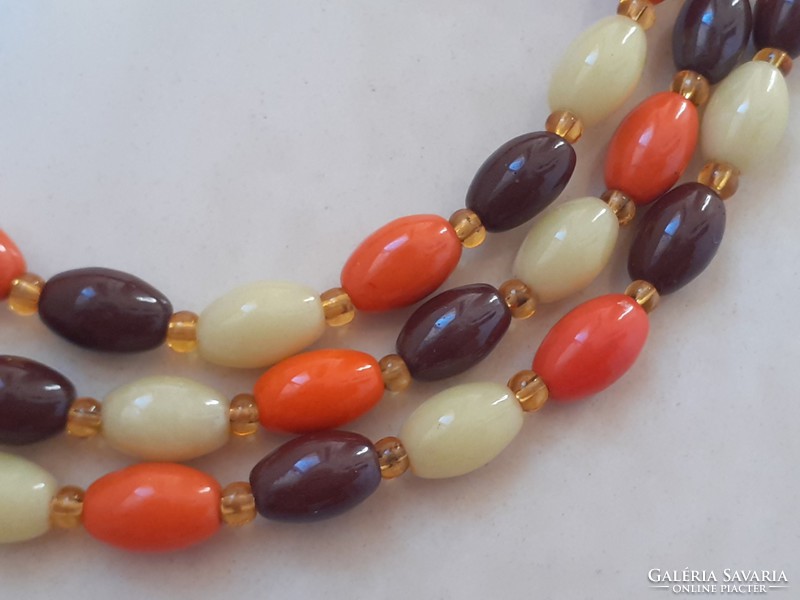 Old necklace vintage string of pearls 120 cm