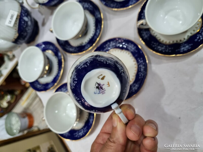 Zsolnay porcelain coffee set