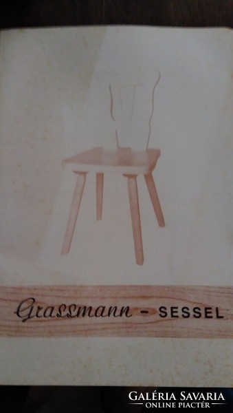Retro furniture, grassmann sessel - chair catalog, 1992.