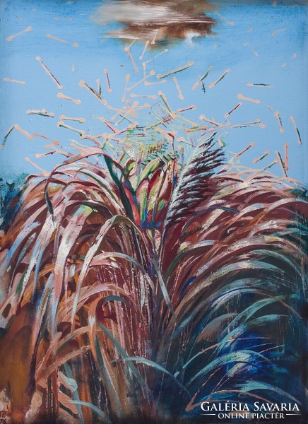 Tiit Pääsuke - Virágzás a fűben - vakrámás vászon reprint