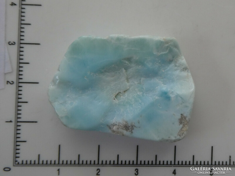 Természetes, csiszolt Larimar ásvány darab. 16,6 gramm Gyűjteménybe vagy ékszeralapanyagnak.